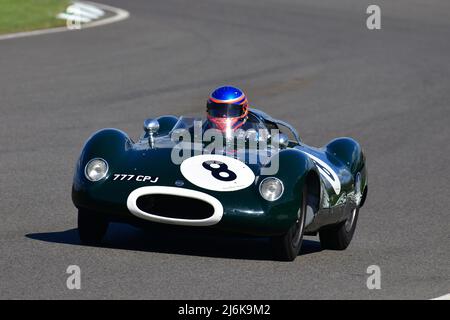 John Clark, Cooper Climax T39, Bobtail, Une course monopilote d'une durée de 25 minutes avec des voitures de course sportives d'une capacité de 2½ litres ou moins Banque D'Images