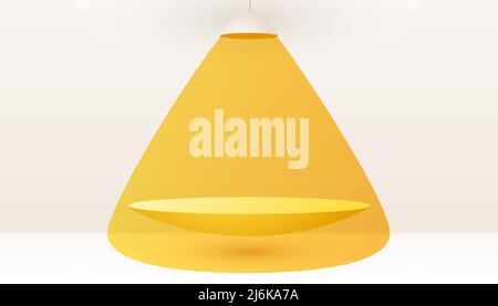 Podium de scène avec éclairage, scène Podium de scène avec pour le prix, fond d'élément de décor. Illustration vectorielle Illustration de Vecteur