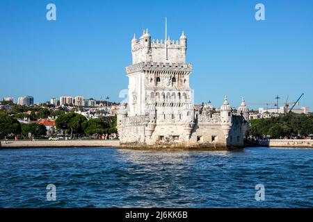 La Tour de Belém ou Torre de Belém, Lisbonne, Portugal Banque D'Images