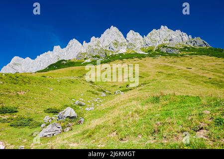 Alpes autrichiennes, à proximité et Arturhaus Bischofshofen Banque D'Images