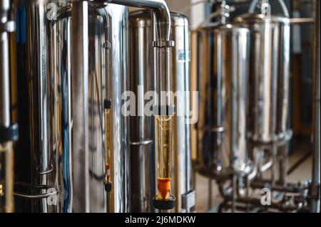 Indicateur instantané de débit de liquide pour contrôler l'équipement Banque D'Images