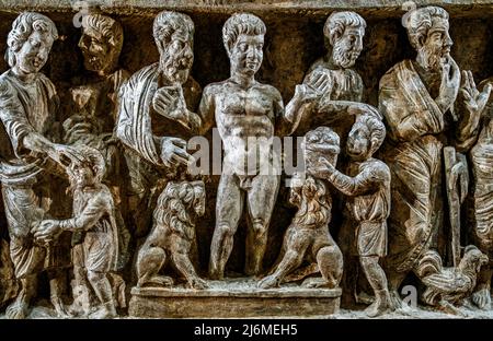 Italie Emilia Romagna Bertinoro: Musée interreligieux: Genèse Banque D'Images