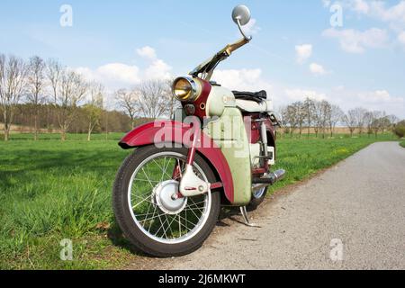 Motocycle allemand Simson Spatz Banque D'Images