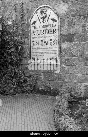 Détails de l'assassinat de Parapluie dans le jardin de poison dans les jardins d'Alnwick à Alnwick, Northumberland, Royaume-Uni, en avril Banque D'Images