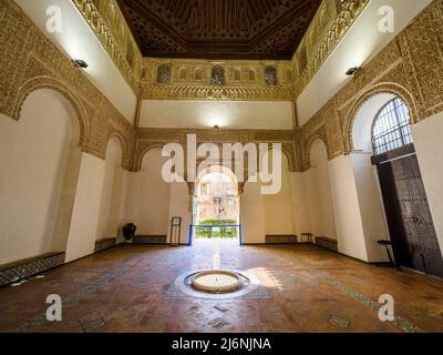 Sala de la Justicia (salle de justice) à Palacio del Yeso - Real Alcazar - Séville, Espagne Banque D'Images