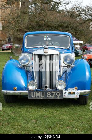 Classic MG Type ya berline voiture Banque D'Images