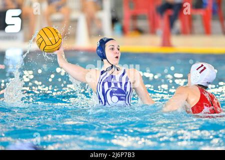 Rome, Italie. 1st mai 2022, Rosa Rogondino de Bogliasco 1951 lors des quarts de finale du championnat A1 entre SIS Roma et Bogliasco 1951 à Polo Acquatico Frecciarossa, 1st mai 2022 à Rome, Italie. (Photo de Domenico Cippitelli/Pacific Press) Banque D'Images