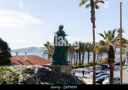ALMUNECAR, ESPAGNE - 02 MARS 2022 Abd Al-Rahman Je suis resté au pouvoir pendant 32 ans, et ses descendants ont dirigé la majeure partie de la péninsule ibérique pendant près de TH Banque D'Images