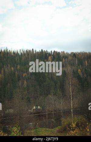 Photo de belles vues de Carpathian en Ukraine Banque D'Images