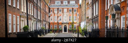 Maisons géorgiennes haut de gamme à Westminster, Londres Banque D'Images