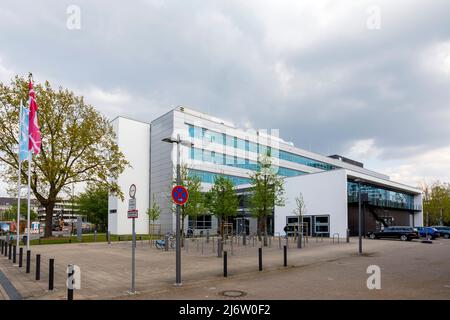 Nouveau bâtiment pour l'Académie de musique Robert Schumann sur le campus de Golzheim Banque D'Images