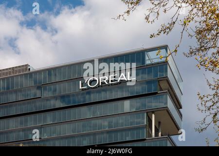 Siège de l'Oréal Allemagne à Düsseldorf Banque D'Images