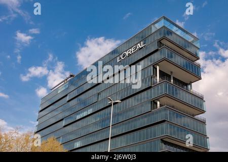 Siège de l'Oréal Allemagne à Düsseldorf Banque D'Images