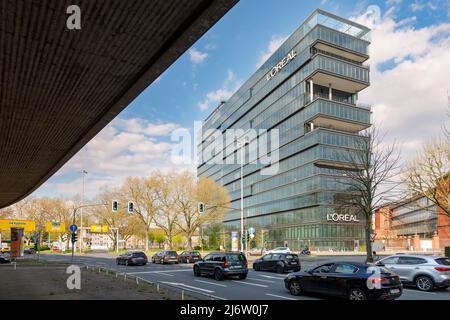 Siège de l'Oréal Allemagne à Düsseldorf Banque D'Images