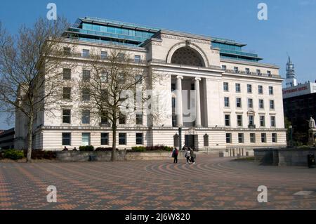 Baskerville House construit en 1938, anciennement appelé le centre civique est un ancien bâtiment civique de Centenary Square Birmingham Angleterre Banque D'Images