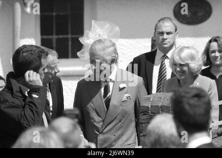 Le Prince Charles à l'occasion de sa visite annuelle au Nord du pays de Galles Banque D'Images