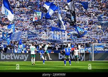 2. Bundesliga, VELTINS Arena Gelsenkirchen: FC Schalke 04 vs SV Werder Bremen; Banque D'Images