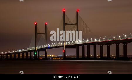 Pont Prince of Wales - le second Severn Crossing Banque D'Images