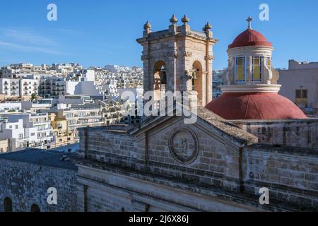 Sanctuaire de notre-Dame de la Grotte, Misrah il-Parrocca, Mellieha, Malte Banque D'Images