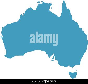 Modèle d'illustration de conception d'icône Australie vectoriel Illustration de Vecteur