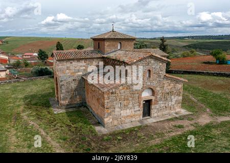 église de San Pedro de la Nave, El Campillo, municipalité de San Pedro de la Nave-Almendra, Zamora Espagne. Déclaré Monument national en 1912 Banque D'Images