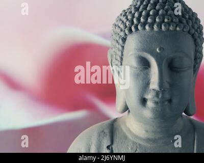 Gros plan d'une statue de Bouddha Banque D'Images