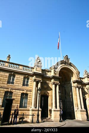 Paris, Elysée, la construction du président français Banque D'Images