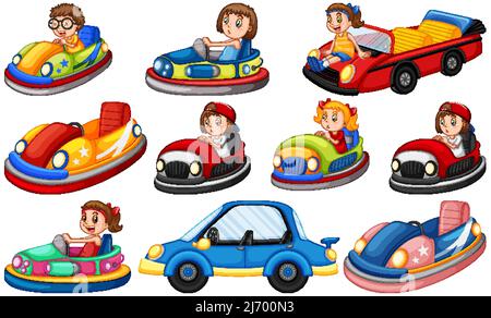 Illustration de karting pour enfants Illustration de Vecteur