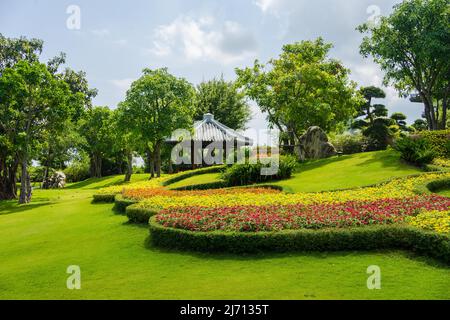 jardin japonais zen au vietnam Banque D'Images