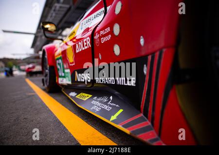 52 MOLINA Miguel (spa), FUOCO Antonio (ita), AF Corse, Ferrari 488 GTE EVO, ambiance pendant les 6 heures de Spa-Francorchamps 2022, 2nd tour du Championnat mondial d'endurance FIA 2022 sur le circuit de Spa-Francorchamps du 5 au 7 mai 2022 à Francrochamps, Belgique - photo: Joao Filipe/DPPI/LiveMedia Banque D'Images