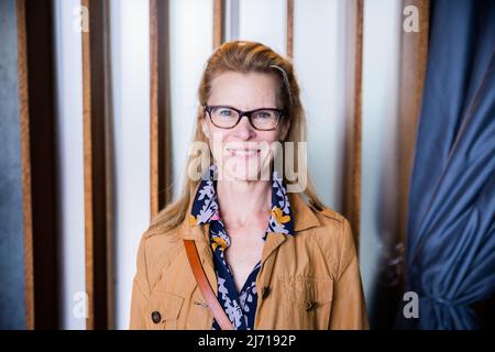 05 mai 2022, Berlin: Leslie Malton, actrice, participe au salon Green Actors Lounge 2022. Photo: Christoph Soeder/dpa Banque D'Images