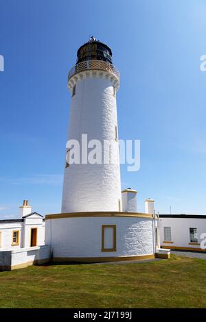 Mull of Galloway Lighthouse, qui se trouve sur le point le plus au sud de l'Écosse. Banque D'Images