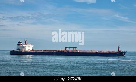 2022-05-04 10:09:50 04-05-2022 ROTTERDAM - le navire Seascout est arrivé dans le port de Rotterdam. Il y a du pétrole russe à bord. Photos: ANP / Hollandse Hoogte / Inter Visual Studio pays-bas Out - belgique Out Banque D'Images