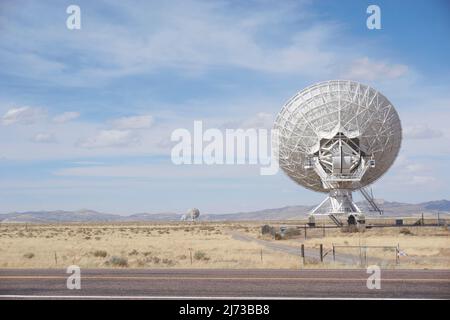 Observatoire Karl G Jansky VLA (très grand réseau) dans le comté de Socorro, Nouveau-Mexique. Banque D'Images