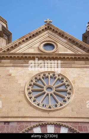 La basilique Saint-François d'Assise, Santa Fe, Nouveau-Mexique. Banque D'Images