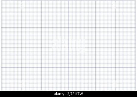 Grille papier millimétrique. Arrière-plan abstrait au carré. Modèle géométrique pour l'école, mesure de l'échelle de ligne technique. Doublure vierge pour Illustration de Vecteur