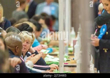 Brentwood Essex 6th mai 2022 Brentwood borough council nombre d'élections locales au Brentwood Centre, Brentwood Essex crédit Ian DavidsonAlamy Live News Banque D'Images