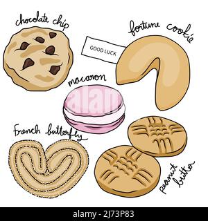 Illustration vectorielle Genesis of cookies Illustration de Vecteur