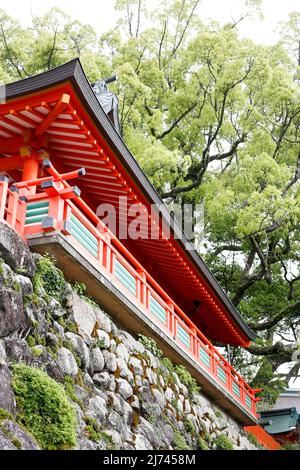 wakayama, japon, 2022/30/04 , Kumano Nachi Taisha. Est un sanctuaire shinto et fait partie des sites sacrés du patrimoine mondial et du pèlerinage de Rou, désignés par l'UNESCO Banque D'Images