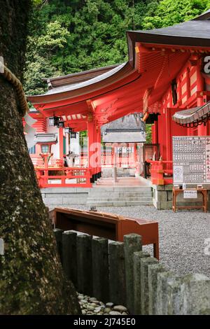 wakayama, japon, 2022/30/04 , Kumano Nachi Taisha. Est un sanctuaire shinto et fait partie des sites sacrés du patrimoine mondial et du pèlerinage de Rou, désignés par l'UNESCO Banque D'Images