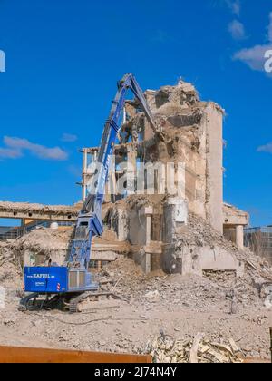 Démontage du bâtiment Euler-Hermes à Bahrenfeld, Allemagne, Hambourg-Ottensen Banque D'Images