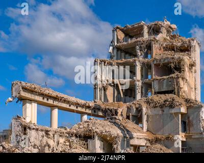 Démontage du bâtiment Euler-Hermes à Bahrenfeld, Allemagne, Hambourg-Ottensen Banque D'Images