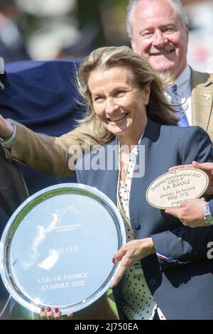 Emmanuele Perron-pette, Prix FFE CSIO5 lors du Jumping International de la Baule 2022, événement équestre le 5 mai 2022 à la Baule, France - photo: Damien Kilani/DPPI/LiveMedia Banque D'Images