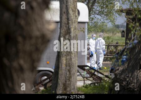 2022-05-06 13:45:53 ALBASSERDAM - enquête à une ferme de soins à Alblasserdam après un tir mortel dans lequel une fille de 16 ans et une femme de 34 ans ont été tués. ANP SEM VAN DER WAL pays-bas sortie - belgique sortie Banque D'Images