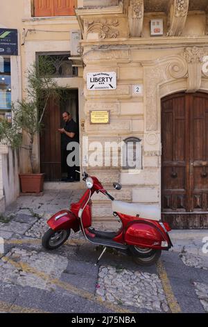 Piaggio Vespa scooter italien Banque D'Images