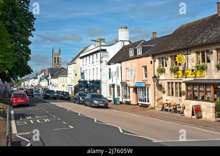 High Street, Honiton, Devon, Royaume-Uni Banque D'Images