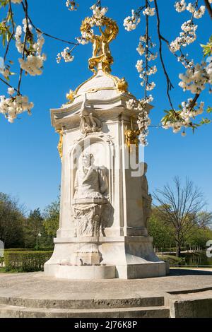 Berlin, Großer Tiergarten, Monument Beethoven-Haydn-Mozart Banque D'Images