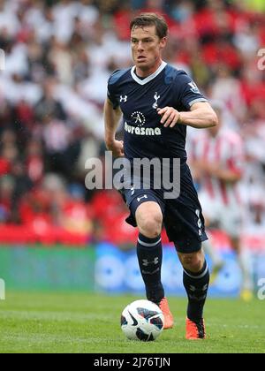 12 Mai 2013 - Soccer - Barclays Premier League - Stoke City vs Tottenham Hotspur - Scott Parker de Tottenham Hotspur - photographe: Paul Roberts / Pathoos. Banque D'Images