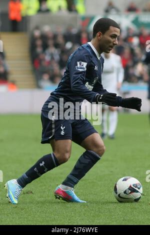 30 Mars 2013 - Soccer - Barclays Premiership football - Swansea City vs. Tottenham Hotspur - Arron Lenon de Tottenham Hotspur. - Photo: Paul Roberts / Pathos. Banque D'Images