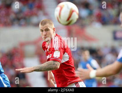 8th septembre 2012 - Npower League1 football - Swindon Town vs Leyton Orient. James Collins de Swindon Town. Photographe: Paul Roberts / Pathos. Banque D'Images